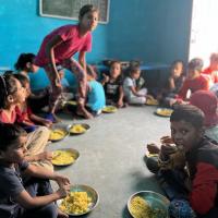 des repas distribués tous les jours.